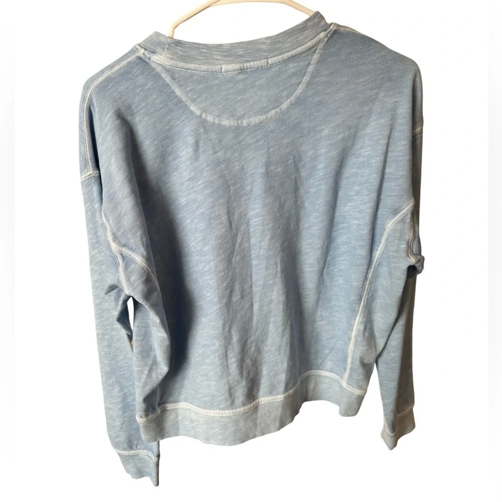 Marine Layer NWD Sadie Long Sleeve Pullover Blue Women’s Size S - Picture 4 of 7